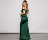 Valencia Formal Off The Shoulder Wrap Dress Sai Feel